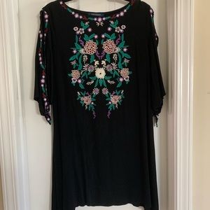 BluHeaven Embroidered Floral Dress